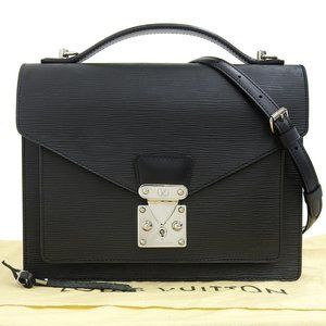 LOUIS VUITTON Black Shoulder Bag